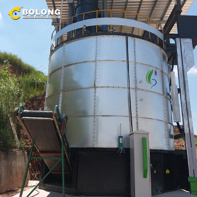 innovative animal manure composting tank